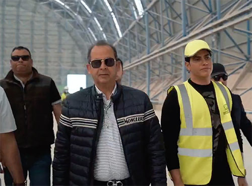 Inspection Tour Inside Cement Factory In Sohag Governorate